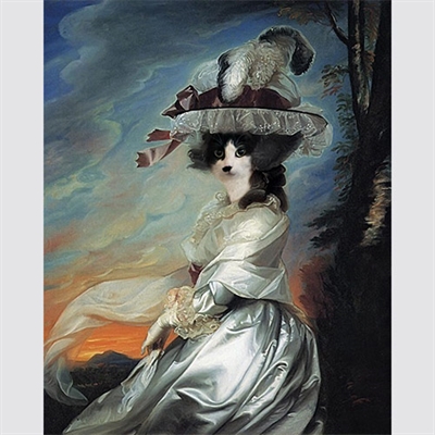 Personalized Lady Sunset Masterpiece from Photo - myDaVinci